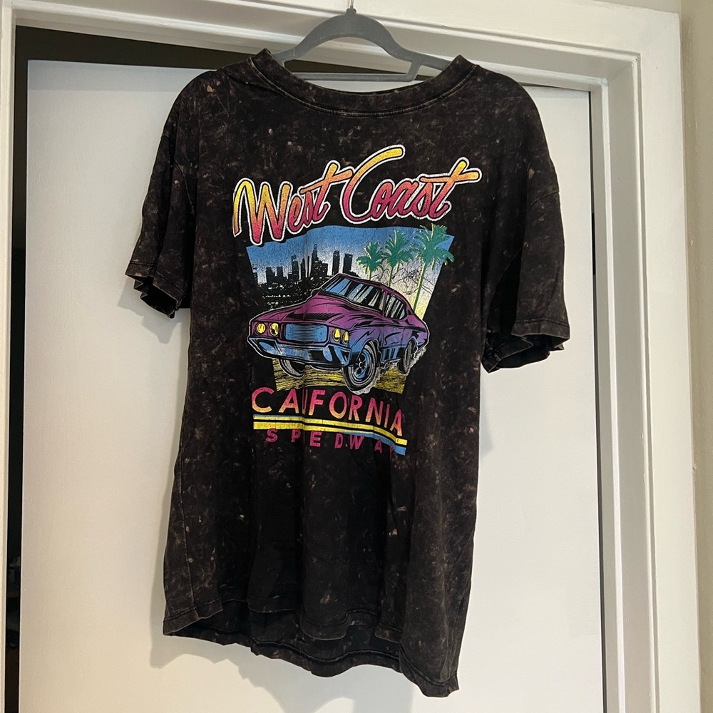 West Coast California Speedway Graphic Tee - Black
